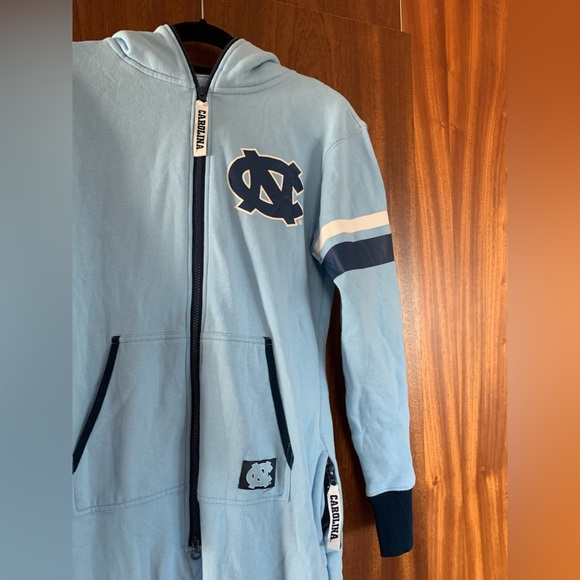 UNC Adult Zip up Bodysuit Onesie - Picture 4 of 10